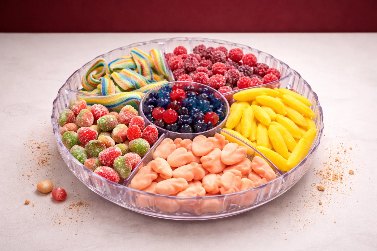 علبة كاندي ومارشميلو